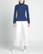 Goes Botanical Womens Turtleneck in Navy