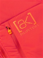 BURTON - [ak] Helium Slim-Fit Padded Stretch-Nylon Hooded Ski Jacket - Red