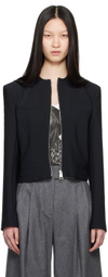 The Attico Black Zip jacket