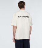 Balenciaga - Logo cotton jersey T-shirt
