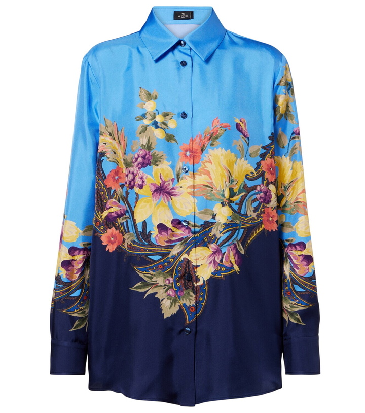 Photo: Etro Floral silk shirt
