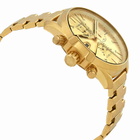 Diesel MS9 Lefty Chronograph Quartz Gold Sunray Dial Mens Watch DZ4475