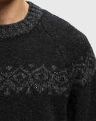 Norse Projects Ulf Fairisle Sweater Grey Mens Pullover