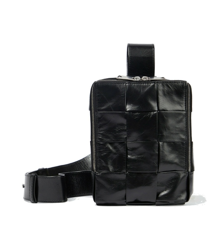 Photo: Bottega Veneta - Cassette leather crossbody bag