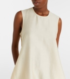 Róhe Linen and silk-blend maxi dress