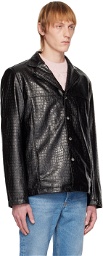 Séfr Black Francis Faux-Leather Jacket