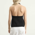 Róhe Women's Rohe Chunky knit halter top in Black