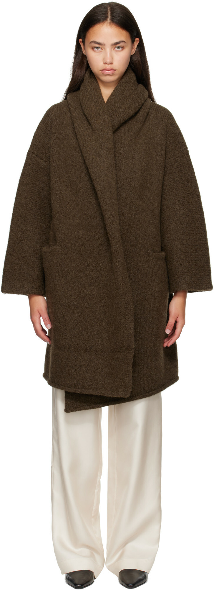 Lauren Manoogian Khaki Capote Coat