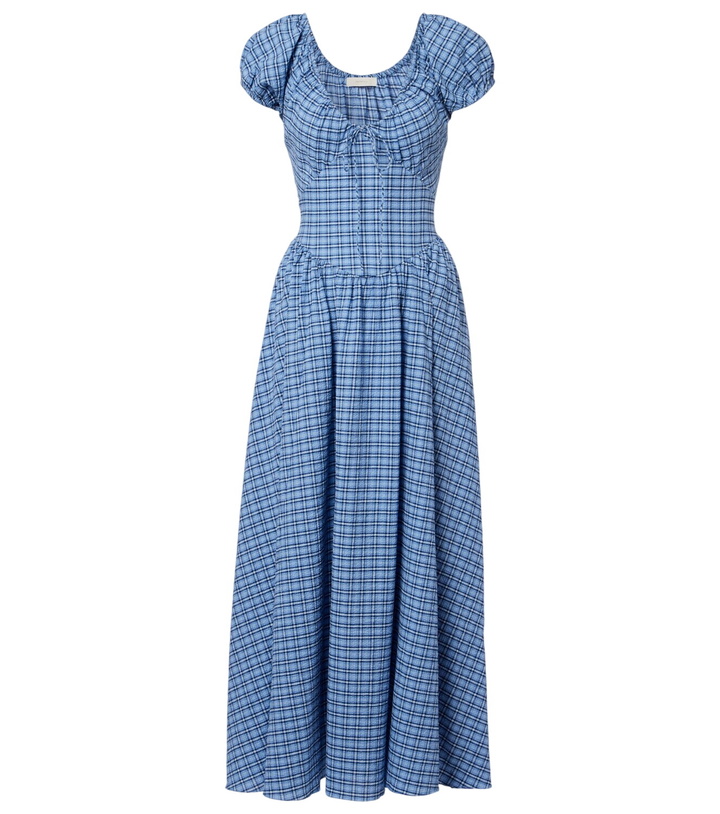 Faithfull Hedy strapless linen maxi dress Faithfull