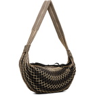LEMAIRE Beige & Brown Croissant Filt Bag