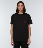 Alexander McQueen - Embroidered cotton jersey T-shirt