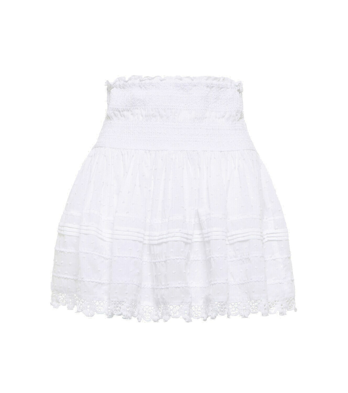 Photo: Poupette St Barth Galia cotton miniskirt