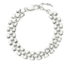 Missoma Women's Timepiece Wide Chain Bracelet in Silver
