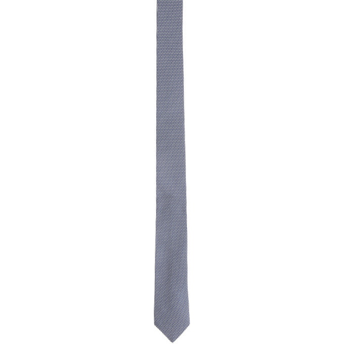 Photo: Etro Navy and White Checkered Tie
