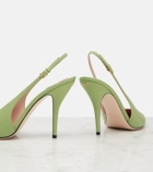 Valentino Garavani Cuttie leather slingback pumps