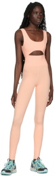 Live the Process Pink Cutout Bodysuit