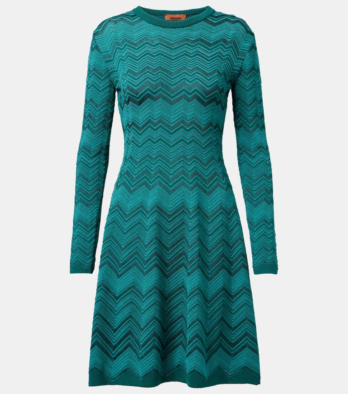 Missoni Zigzag knitted minidress