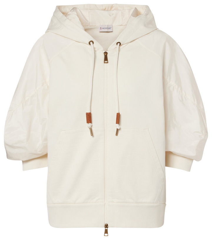 Photo: Moncler Cotton jersey hoodie