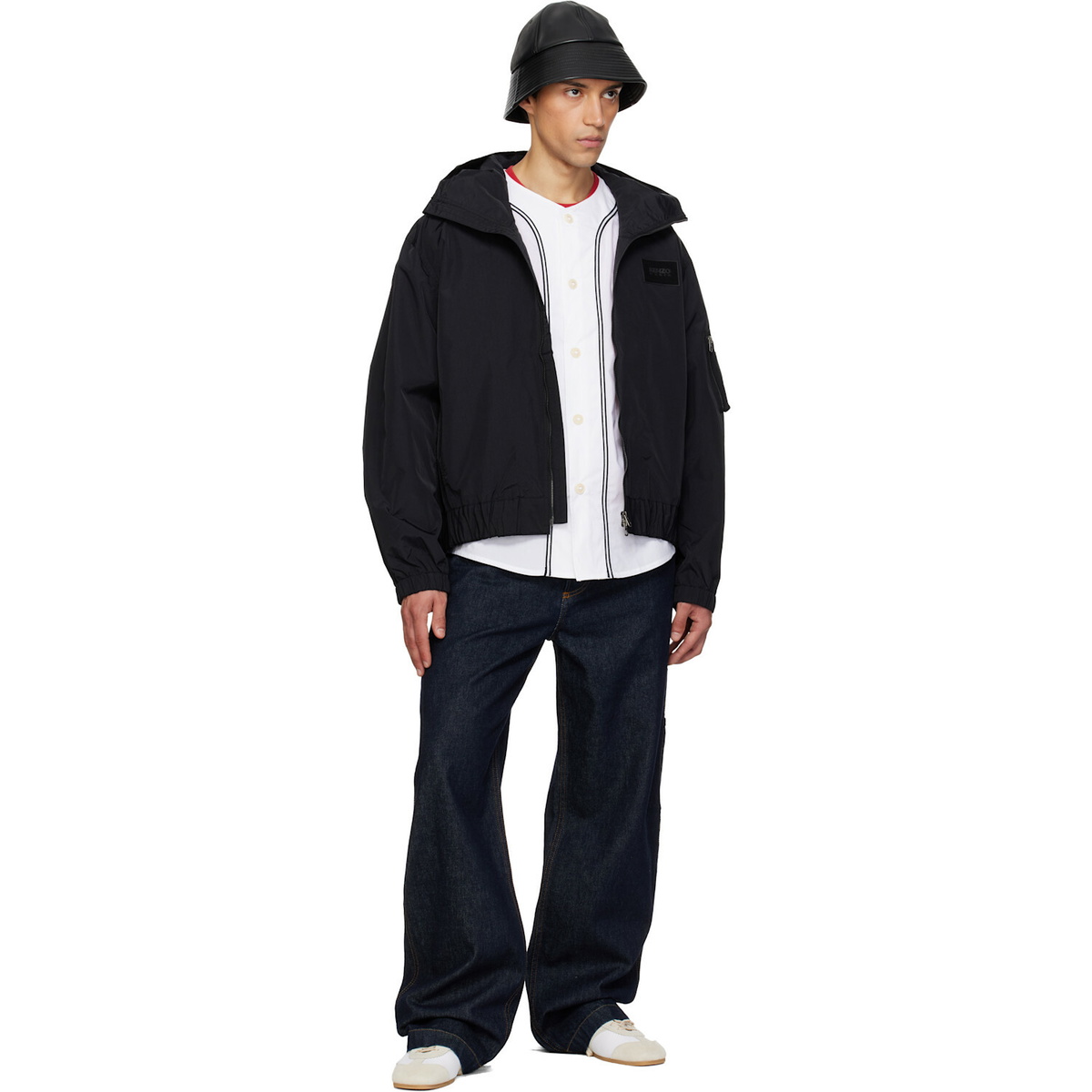 Kenzo Black Kenzo Paris 'KENZO Winter Holidays' Windbreaker Jacket