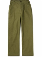 Margaret Howell - Wide-Leg Cotton-Twill Trousers - Green