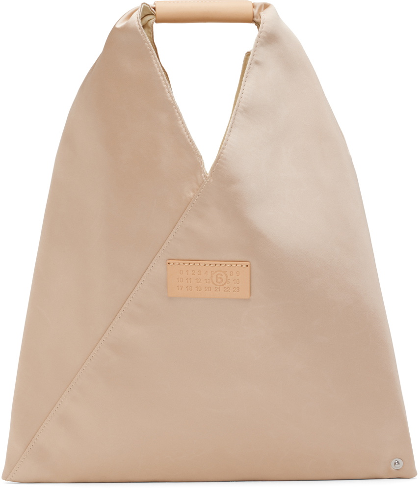 MM6 Maison Margiela Pink Small Triangle Tote MM6 Maison Margiela