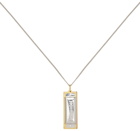 Lemaire Silver & Gold Harmonica Necklace