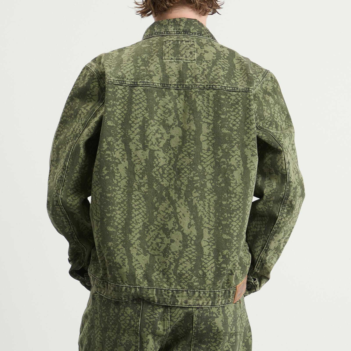 Butter Goods Men's Garage Denim Jacket in Lowland Camo
