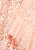 Needle & Thread Garden Delight Embellished Tulle Maxi Dress Coral
