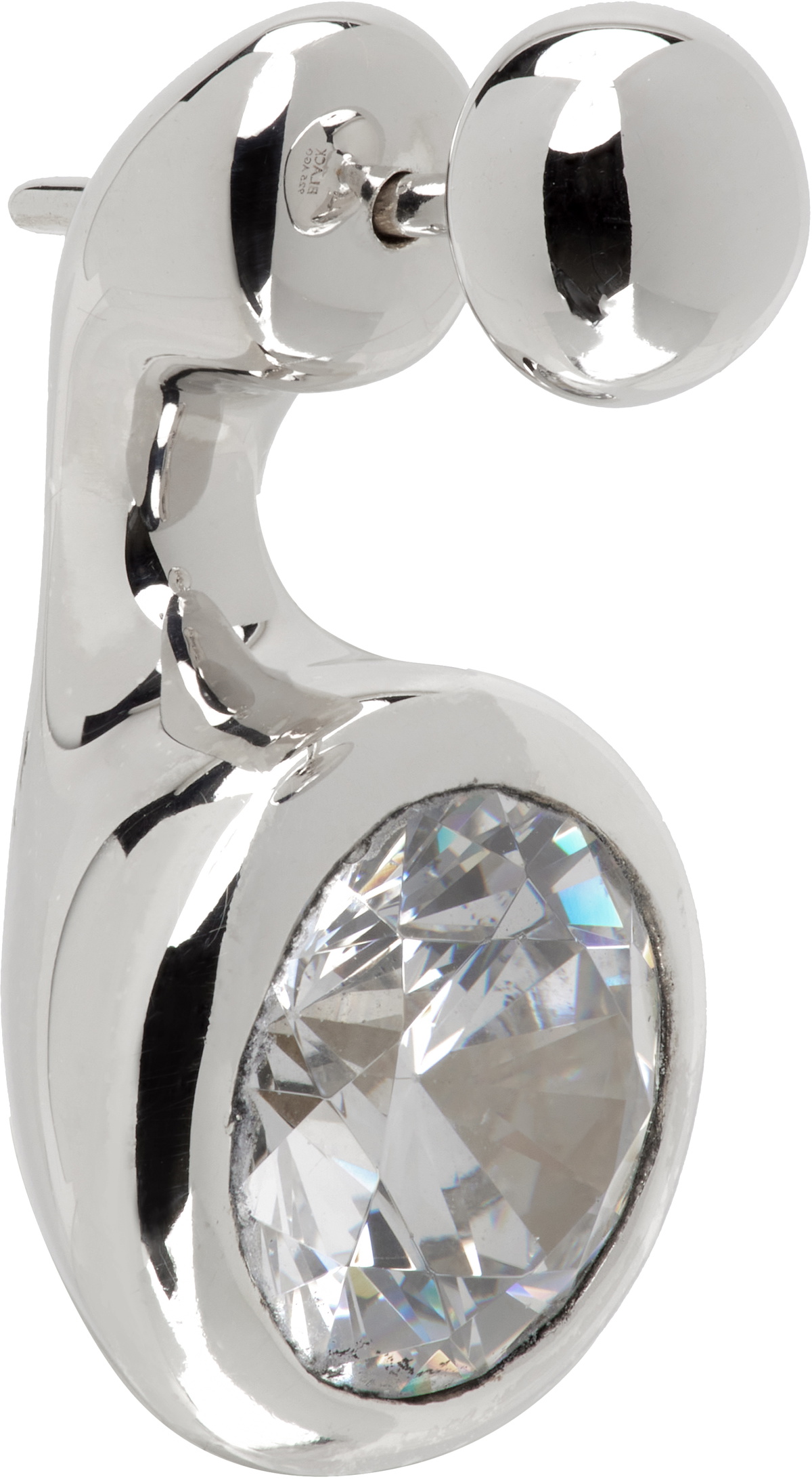 Maria Black Silver Mermaid Single Earring