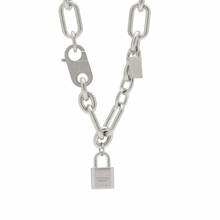 Photo: Acne Studios Women's Ainlock Necklace in Vintage Silver 