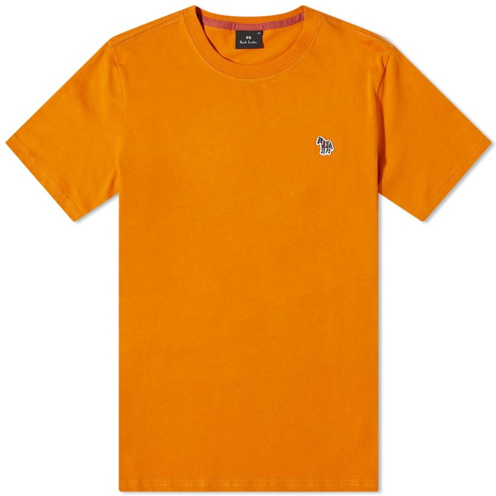 Photo: Paul Smith Men's Zebra Logo T-Shirt in Orange