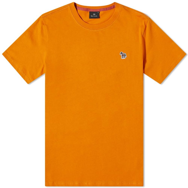 Photo: Paul Smith Men's Zebra Logo T-Shirt in Orange