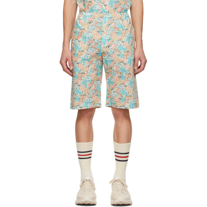 Photo: Gucci Multicolor Liberty London Edition Floral Print Shorts