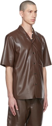 Nanushka Brown Bodil Shirt