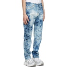 MSGM Blue Bleached Jeans