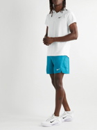 Nike Tennis - NikeCourt Slam Slim-Fit Dri-FIT Mesh Half-Zip Tennis Shirt - White