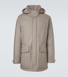 Zegna Technical wool down jacket