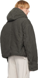 HELIOT EMIL Gray Parametrical Worker Jacket