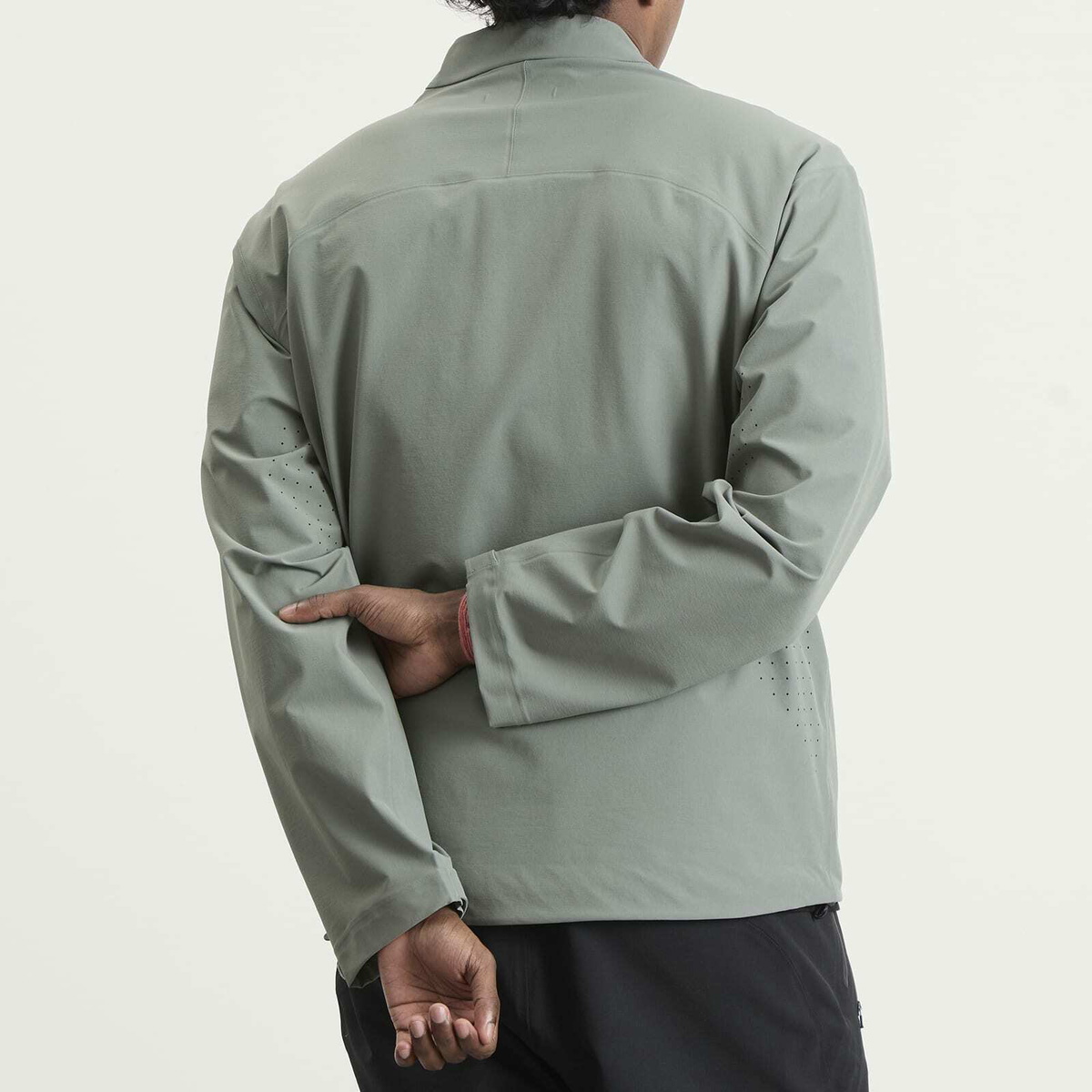 Hiking Patrol Men's Edge LT Softshell Technical Jacket in Pine Mist