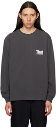 thisisneverthat Gray 'That Pocket' Long Sleeve T-Shirt
