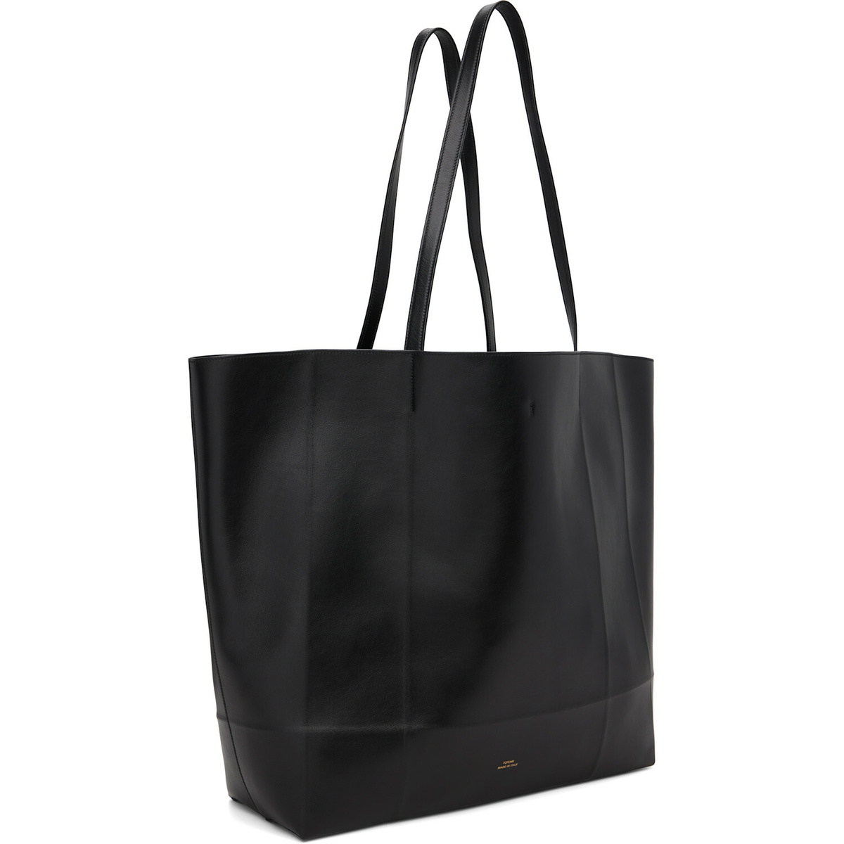 TOTEME Black Roam Leather Tote