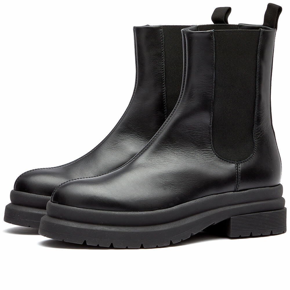 JW Anderson Women's Logo Chelsea Boot in Black JW Anderson