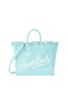 MC2 Saint Barth Water Green Cotton Canvas Colette Handbag