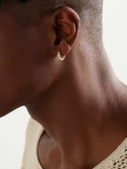 Jacquie Aiche - 14-Karat Gold Diamond Single Hoop Earring