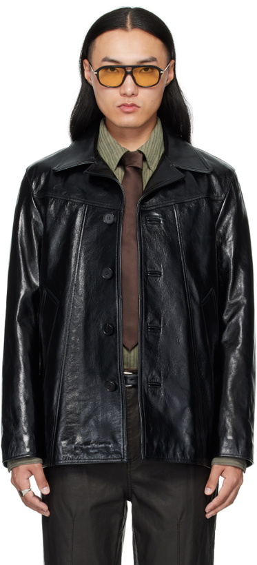 Photo: MMIC Black Boulevard Leather Jacket
