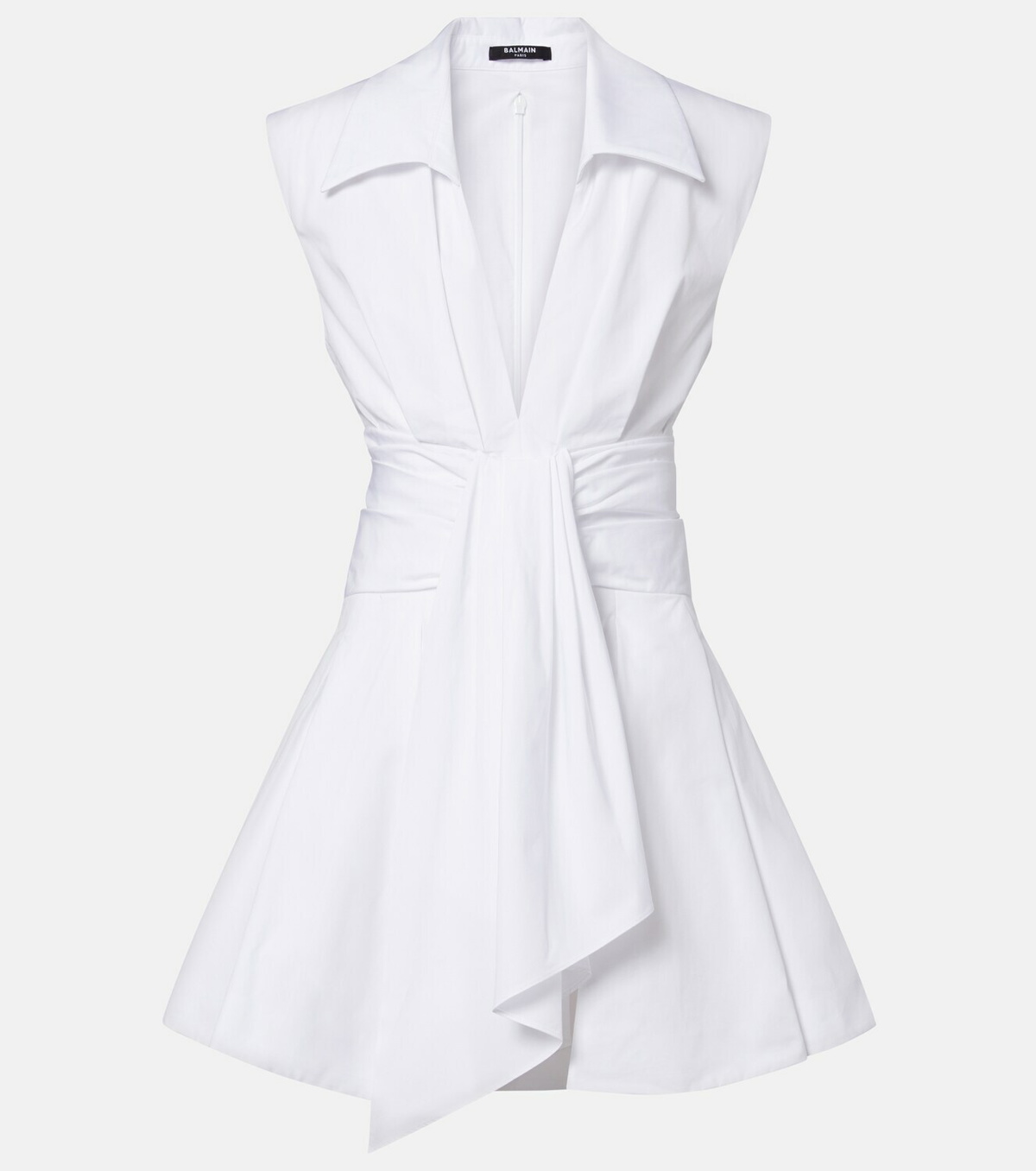 Balmain Cotton poplin shirt dress