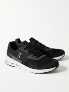 ON - Cloudrift Rubber-Trimmed Mesh Running Sneakers - Black