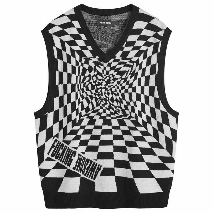 Photo: Fucking Awesome Men's Warped Knit Vest in Black