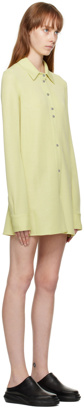 1017 ALYX 9SM Yellow Rea Mini Dress