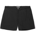 OFFICINE GÉNÉRALE - Roman Short-Length Seersucker Swim Shorts - Black